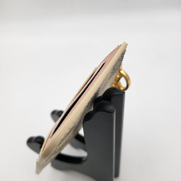 LOUIS VUITTON Damier Azur Zipped Romy Card Holder Rose Ballerine.. - Picture 6 of 13